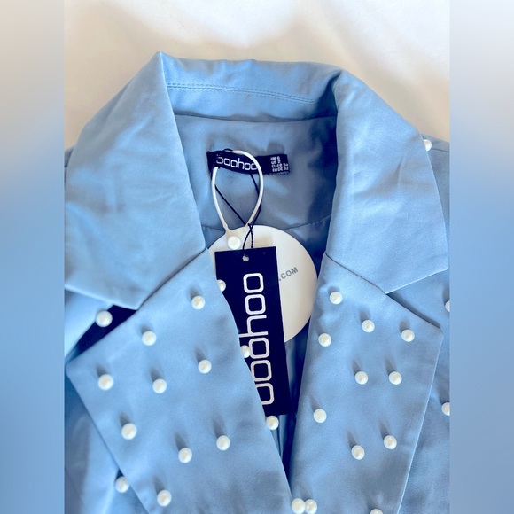 🔸Pearl blazer dress🔸 prettylittlethings ohpolly boohoo - Picture 4 of 6